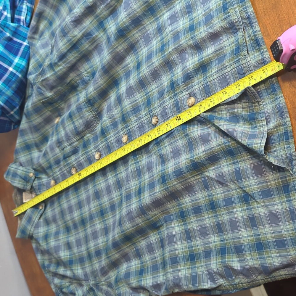 NWOT Set of 2 Duluth Plaid Button Down Shirts Size Large - Picture 11 of 17